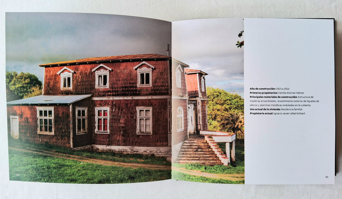 Libro LLANQUIHUE, CASAS PATRIMONIALES.                    Precio lanzamiento.